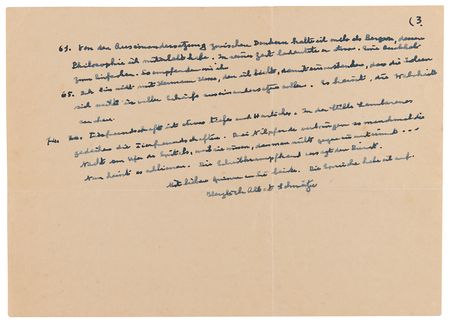 Lot #7079 Albert Schweitzer Archive of (12) Letters and Notes on Philosophy, Aphorisms, and Nuclear Weapons: 