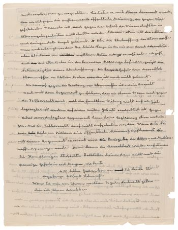 Lot #7079 Albert Schweitzer Archive of (12) Letters and Notes on Philosophy, Aphorisms, and Nuclear Weapons: 