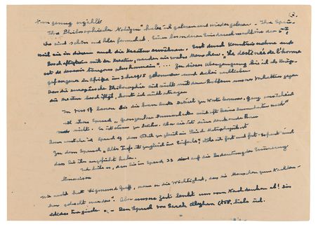 Lot #7079 Albert Schweitzer Archive of (12) Letters and Notes on Philosophy, Aphorisms, and Nuclear Weapons: 