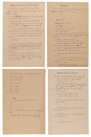 Lot #7037 Dreyfus Affair: Etienne Charavay Handwritten Manuscript and Graphological Notes from the 1894 Dreyfus Affair Court-Martial - Image 17