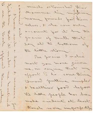 Lot #7056 Louisa May Alcott Autograph Letter Signed on “My ‘Little Women’” and Her Resemblance to Jo March - “‘Jo’ is not myself any more than the others are my sisters, only suggestions of the four real girls” - Image 2