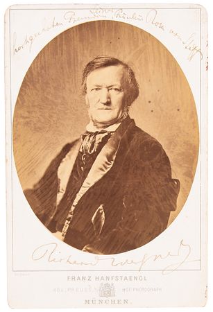 Lot #7054 Composers (44) Signed Photograph Collection Highlighted by Romantic-era Masters Pyotr Ilyich Tchaikovsky, Richard Wagner, Giuseppe Verdi, and Giacomo Puccini - Image 7