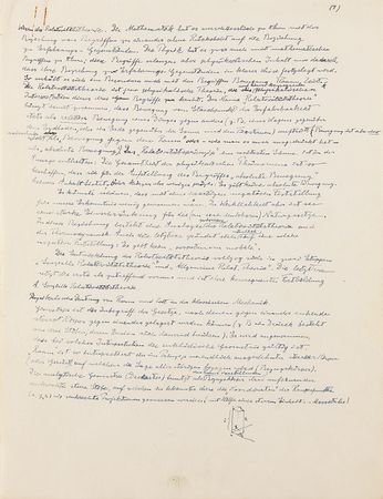 Lot #7075 Albert Einstein Important Handwritten Manuscript: 