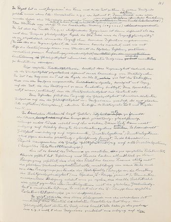Lot #7075 Albert Einstein Important Handwritten Manuscript: 