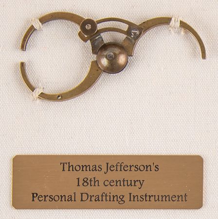 Lot #7002 Thomas Jefferson Brass Parallel Calipers (ca. 1800) from His Personal Collection - Image 2