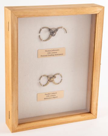 Lot #7002 Thomas Jefferson Brass Parallel Calipers (ca. 1800) from His Personal Collection - Image 4