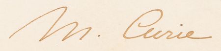 Lot #7072 Marie Curie Document Signed - Radioactivity Results from Curie's Lab - Image 2