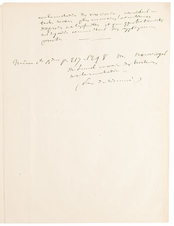 Lot #7071 Louis Pasteur Handwritten Notes on the Silkworm Epidemic - Image 2