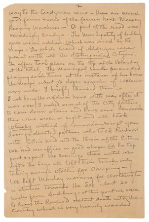 Lot #7073 Thomas Edison Autograph Letter Signed on Seeking Automotive Battery Material at a Canadian Nickel Mine - Image 3