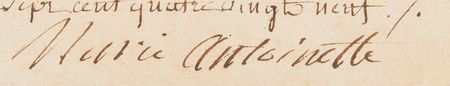 Lot #7027 Marie Antoinette Document Signed, Ordering Payment for Extravagant Royal Household Expenditures Amidst the French Revolution - Image 2