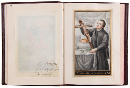 Lot #7028 Marie Antoinette and Sisters Signed Hand-Painted Devotional Miniature Book - Image 9