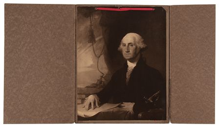 Lot #7034 Gilbert Stuart Signed Receipt for His 1822 'Lewis-Wilson Portrait of George Washington' - On Current Display at the Louvre Abu Dhabi - Image 3