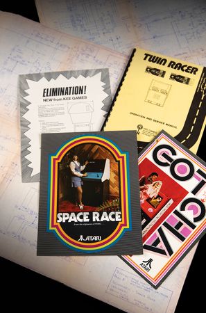 Lot #7082 Atari Early Engineering Archive of (50+) Schematics and Marketing/Developer Materials for Pioneering Arcade Games Like Space Race, Gotcha, Super Pong, Elimination, and More - Image 1