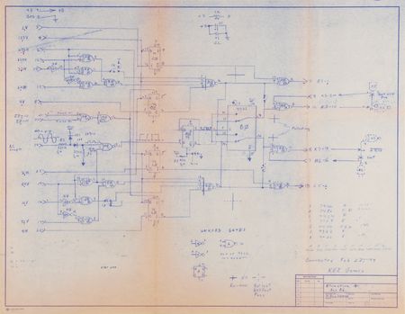 Lot #7082 Atari Early Engineering Archive of (50+) Schematics and Marketing/Developer Materials for Pioneering Arcade Games Like Space Race, Gotcha, Super Pong, Elimination, and More - Image 14