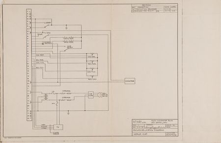 Lot #7082 Atari Early Engineering Archive of (50+) Schematics and Marketing/Developer Materials for Pioneering Arcade Games Like Space Race, Gotcha, Super Pong, Elimination, and More - Image 21