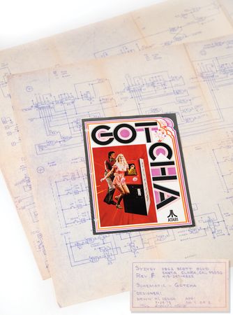 Lot #7082 Atari Early Engineering Archive of (50+) Schematics and Marketing/Developer Materials for Pioneering Arcade Games Like Space Race, Gotcha, Super Pong, Elimination, and More - Image 3