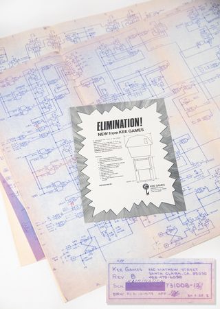 Lot #7082 Atari Early Engineering Archive of (50+) Schematics and Marketing/Developer Materials for Pioneering Arcade Games Like Space Race, Gotcha, Super Pong, Elimination, and More - Image 4