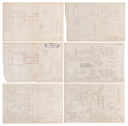 Lot #7082 Atari Early Engineering Archive of (50+) Schematics and Marketing/Developer Materials for Pioneering Arcade Games Like Space Race, Gotcha, Super Pong, Elimination, and More - Image 9