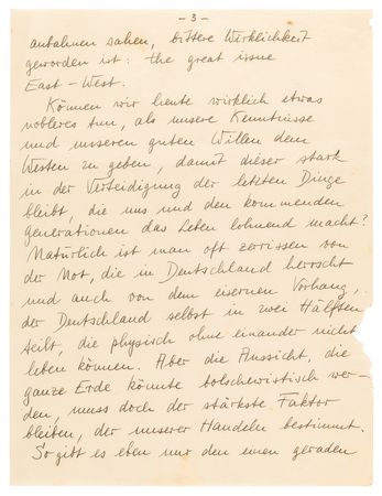 Lot #7023 Wernher von Braun Autograph Letter Signed to Walter Dornberger, Emphasizing the Goals of Operation Paperclip: 