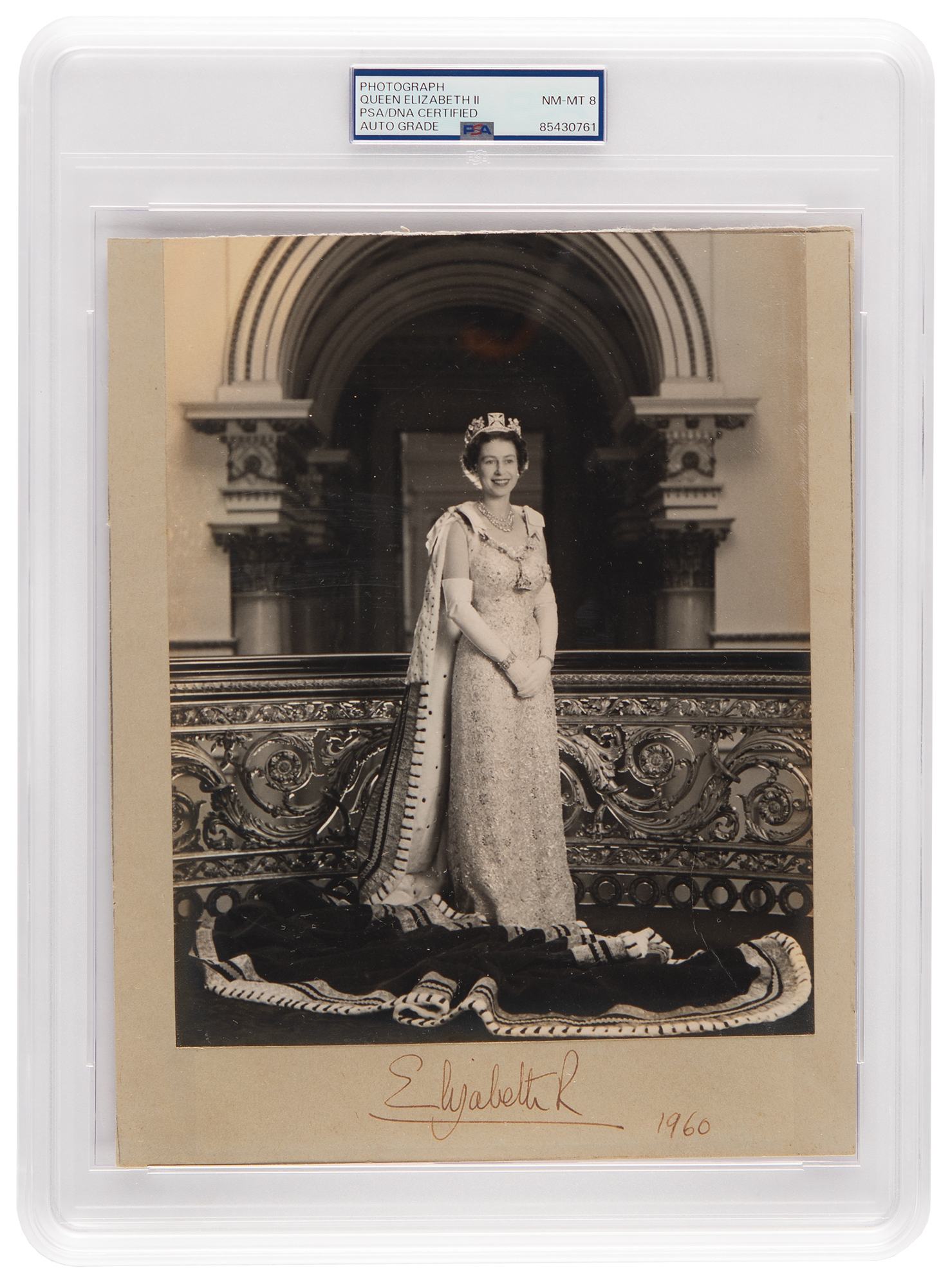 Queen Elizabeth II Signed Photograph - PSA NM-MT 8 | RR Auction