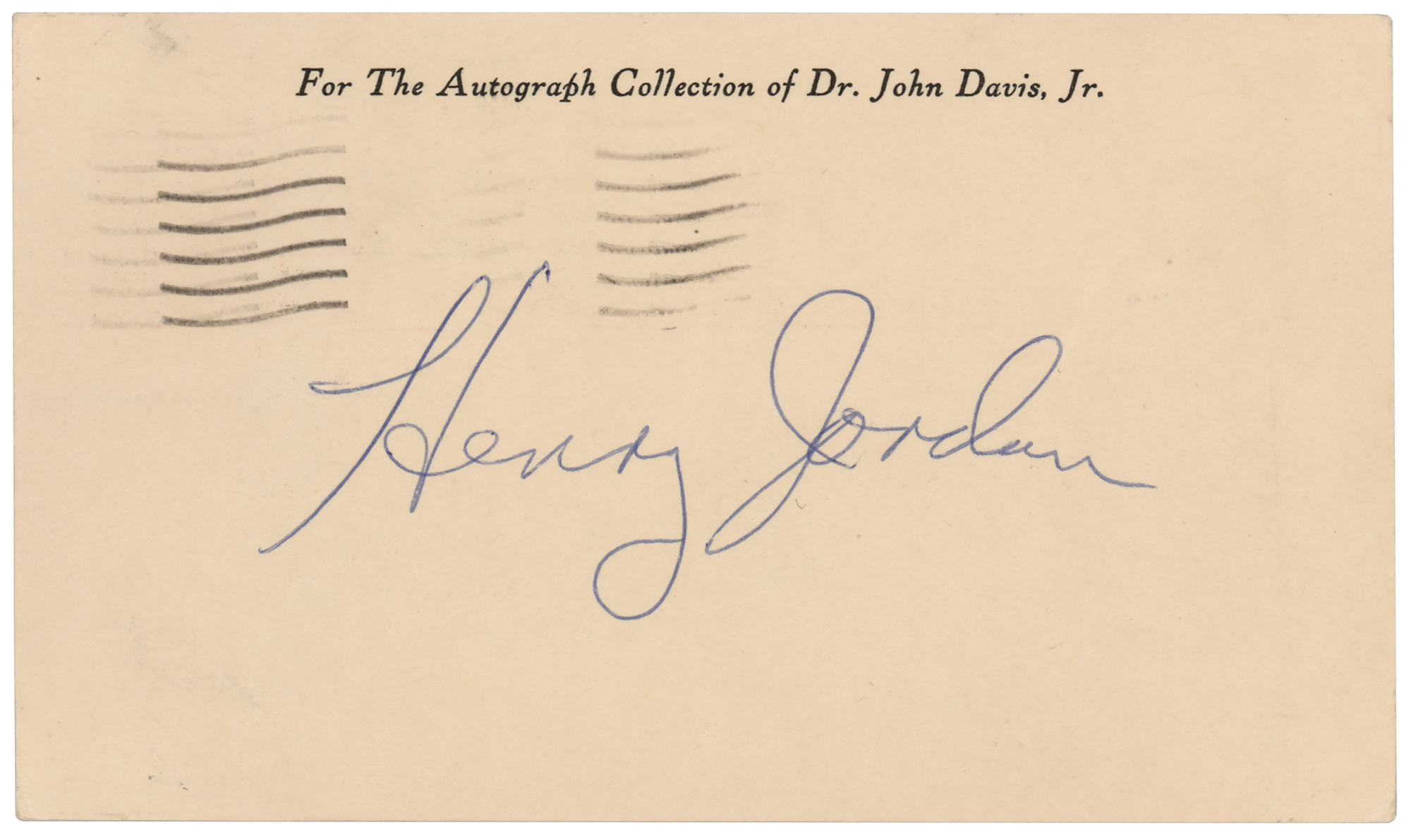 henry jordan signature