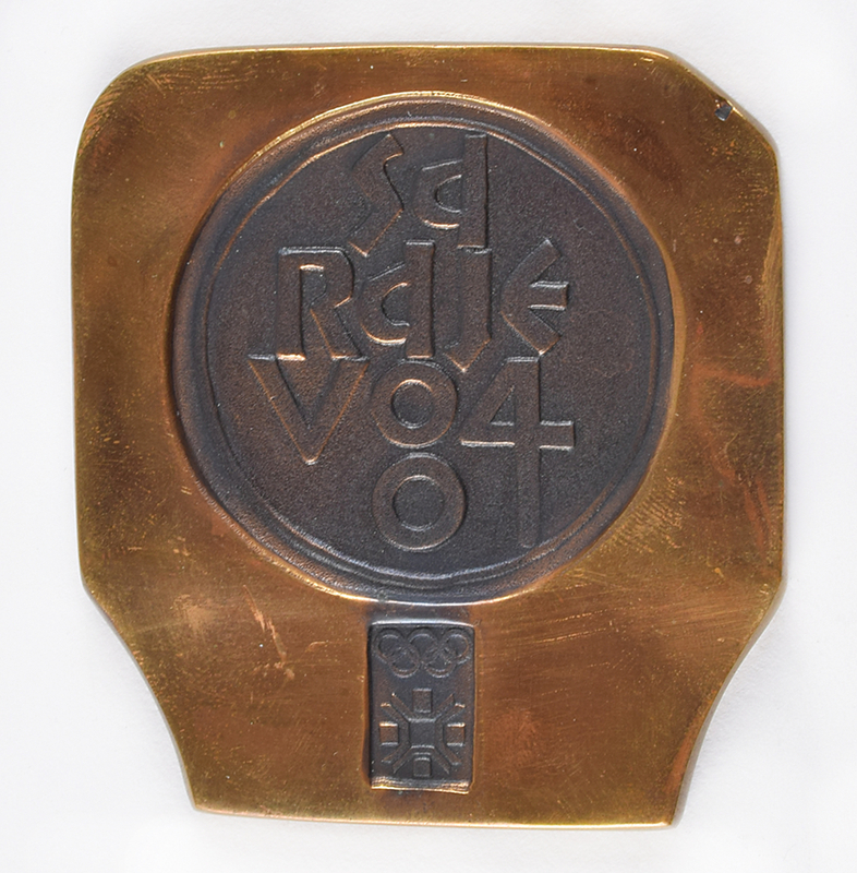 Lot 761 Sarajevo 1984 Winter Olympics Bronze Participation Medal