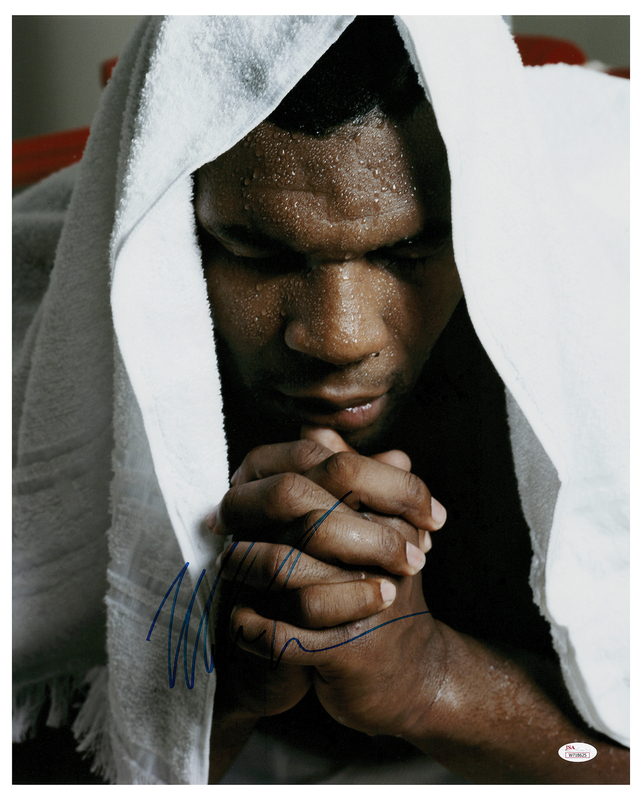 Lot 772 Mike Tyson Oversized Signed Photograph