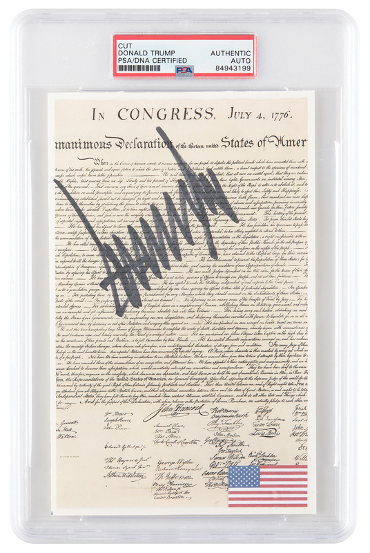 Lot 85 Donald Trump Signature
