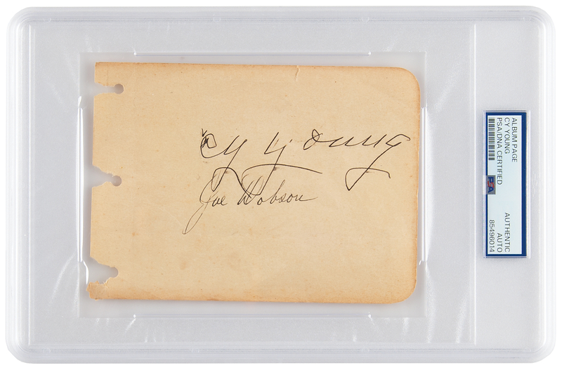 Lot 662 Cy Young Signature