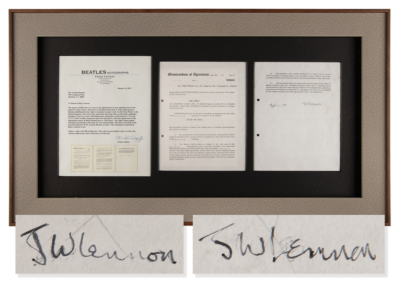 Lot 387 Beatles: Lennon, John
