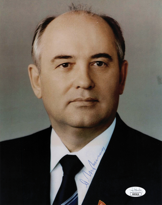 Lot 168 Mikhail Gorbachev Signed Photograph