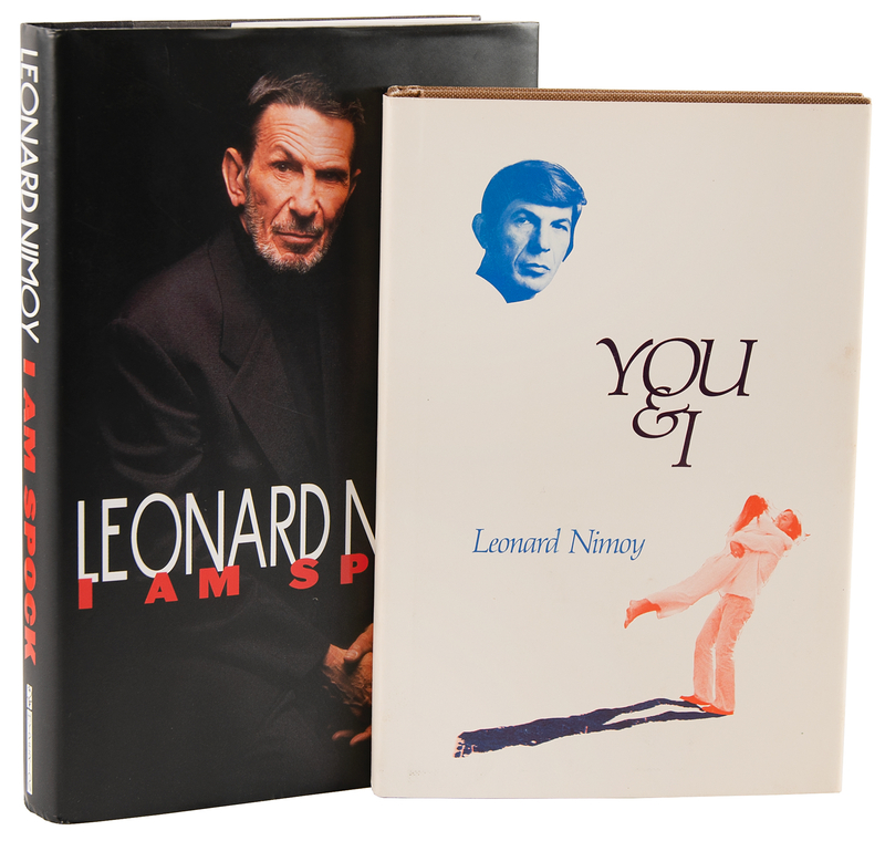 Lot 588 Leonard Nimoy (2) Signed Books - You & I and I Am Spock