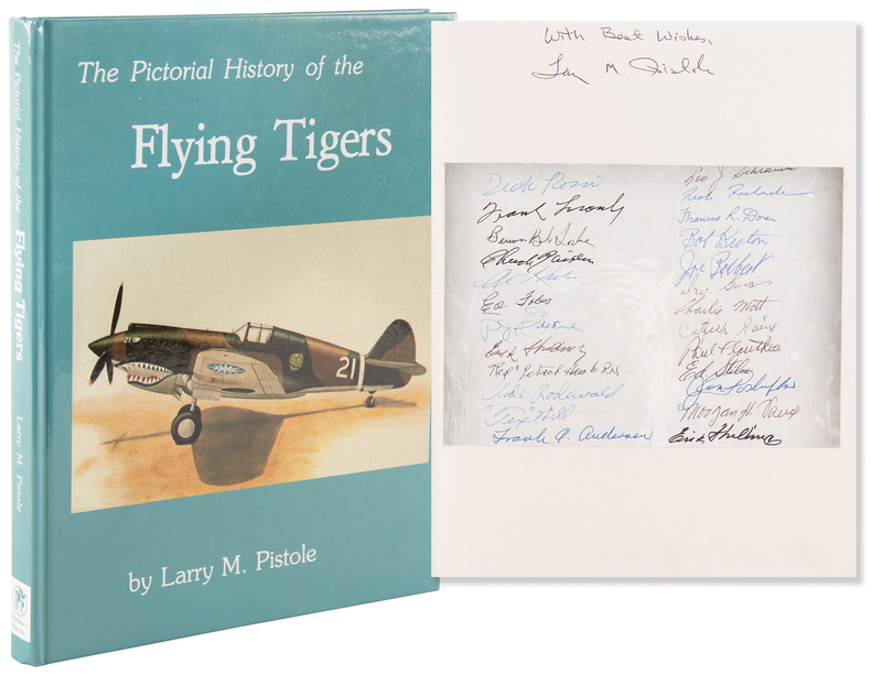 Lot 263 Flying Tigers Signed Book - The Pictorial History of the Flying Tigers