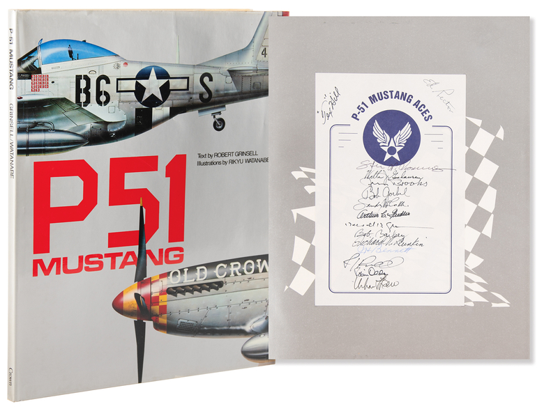 Lot 271 P-51 Mustang Aces Signed Book - P-51 Mustang