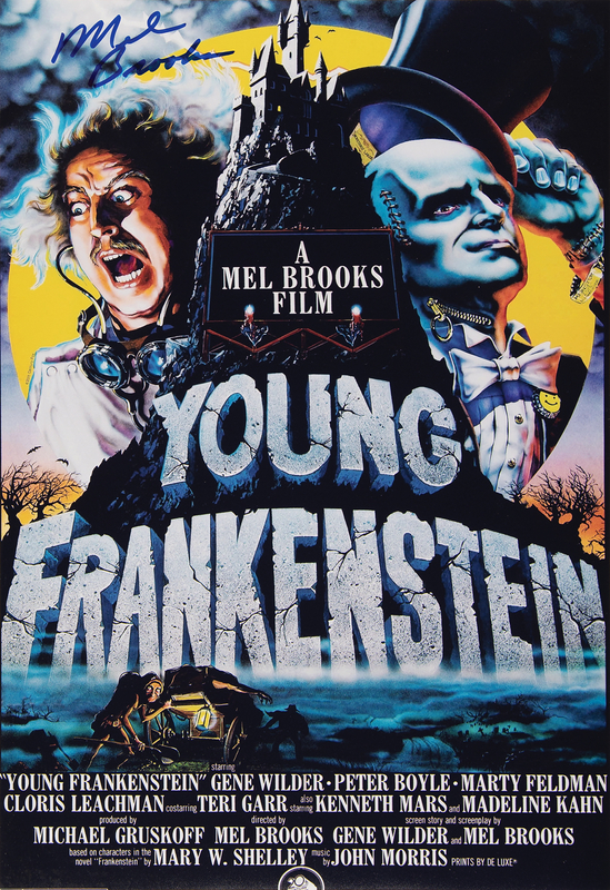 Lot 497 Mel Brooks Oversized Signed Photograph