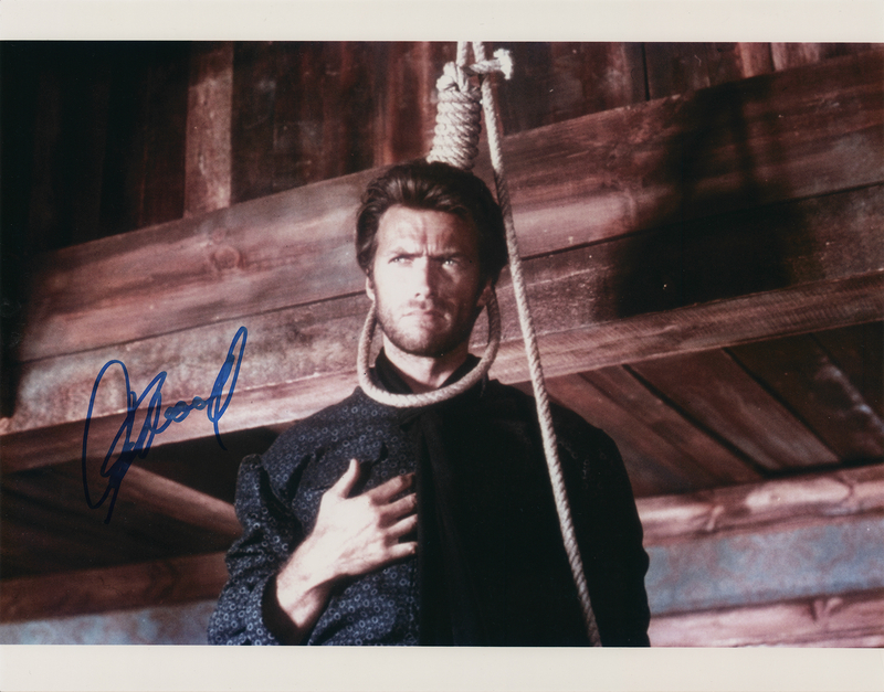 Lot 521 Clint Eastwood Oversized Signed Photograph