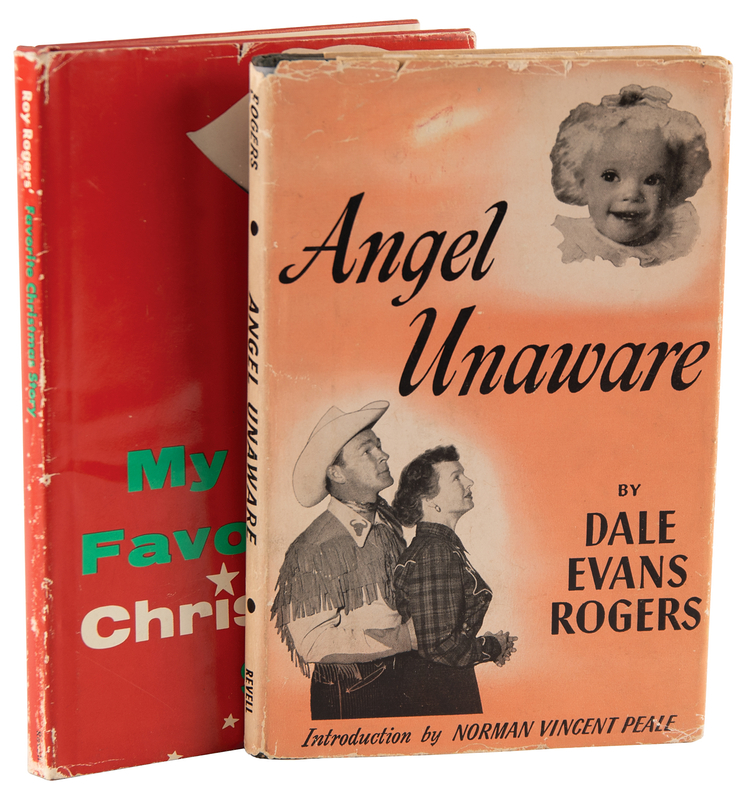 Lot 605 Roy Rogers and Dale Evans (2) Signed Books - My Favorite Christmas Story and Angel Unaware