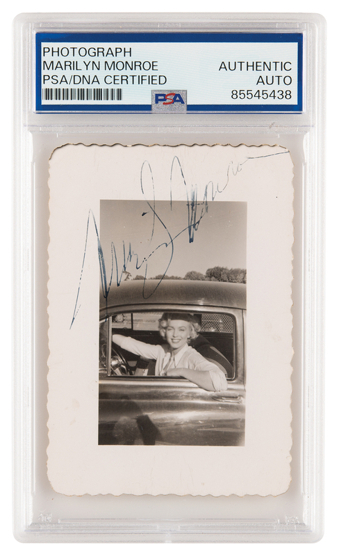 Lot 464 Marilyn Monroe Signed Photograph - From the Estate of Lee Strasberg