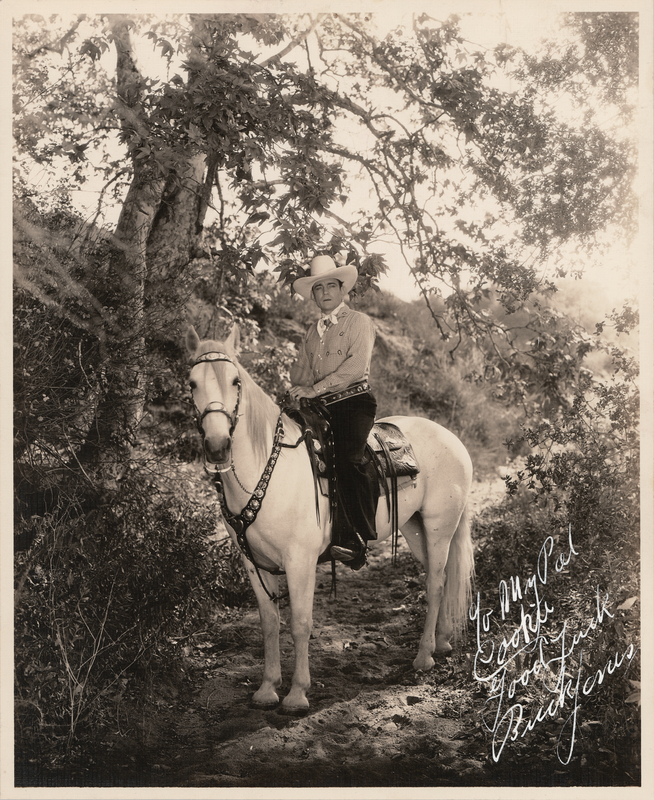 Lot 555 Buck Jones Signed Photograph
