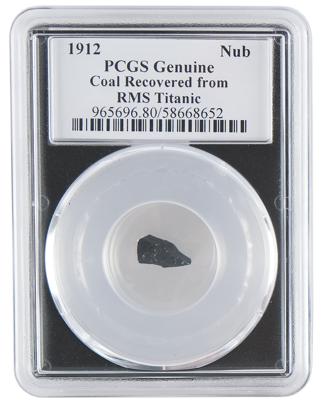 Lot 234 Titanic: Coal Piece Recovered from Wreck Site