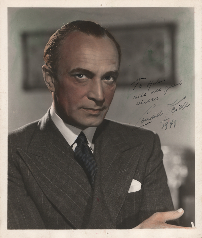 Lot 629 Conrad Veidt Signed Photograph