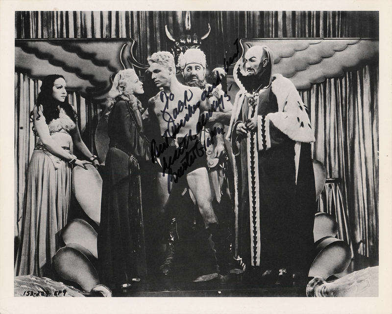 Lot 508 Buster Crabbe Signed Photograph