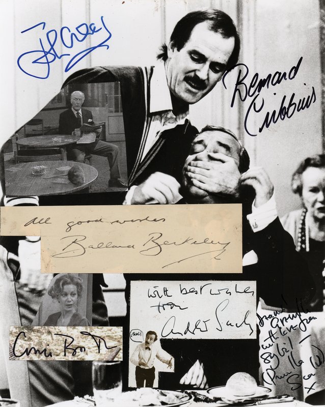 Lot 524 Fawlty Towers Signed Photograph and Signatures
