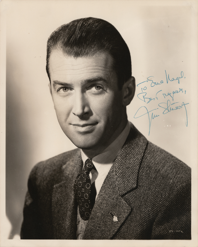 Lot 617 James Stewart Signed Photograph