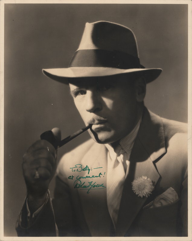 Lot 637 Roland Young Signed Photograph