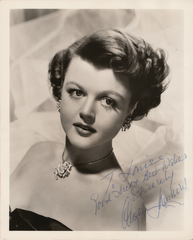 Lot 558 Angela Lansbury Signed Photograph