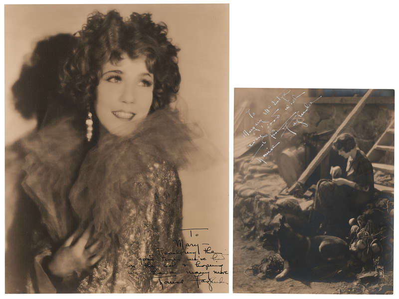 Lot 526 Louise Fazenda (2) Signed Photographs