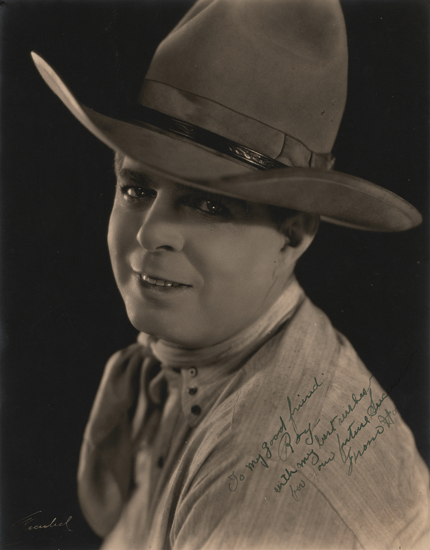 Lot 535 Hoot Gibson Signed Photograph