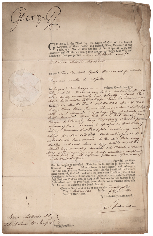 Lot 187 King George III Document Signed