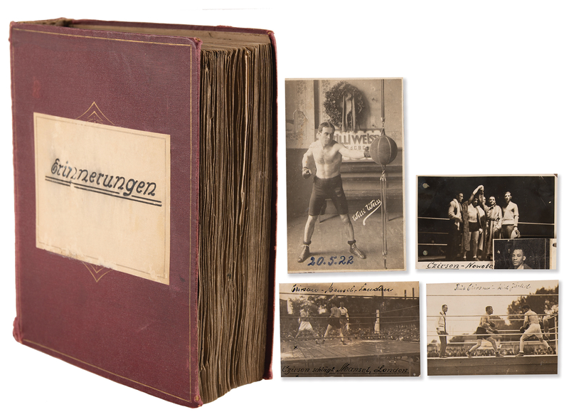 Lot 703 Paul Czirson Boxing Scrapbook